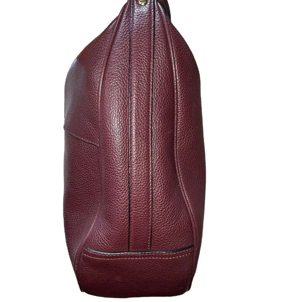 COACH F38259 LEATHER‎ HARLEY HOBO SHOULDER BAG Oxblood Burgundy Color Crossbody